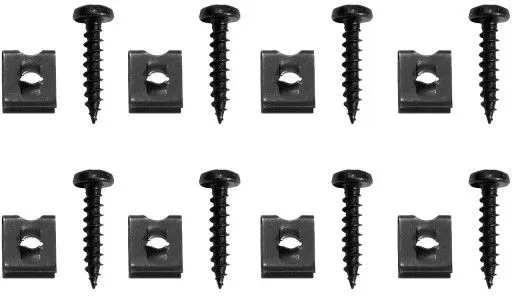PHONOCAR Schraube Befestigungsset 4 Schrauben (4x20mm) + Blechmuttern 2 set 045901
