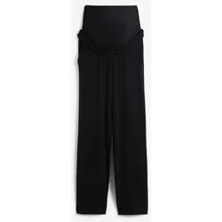bonprix Umstandshose aus weicher Strickware, schwarz, 40/42 (M)