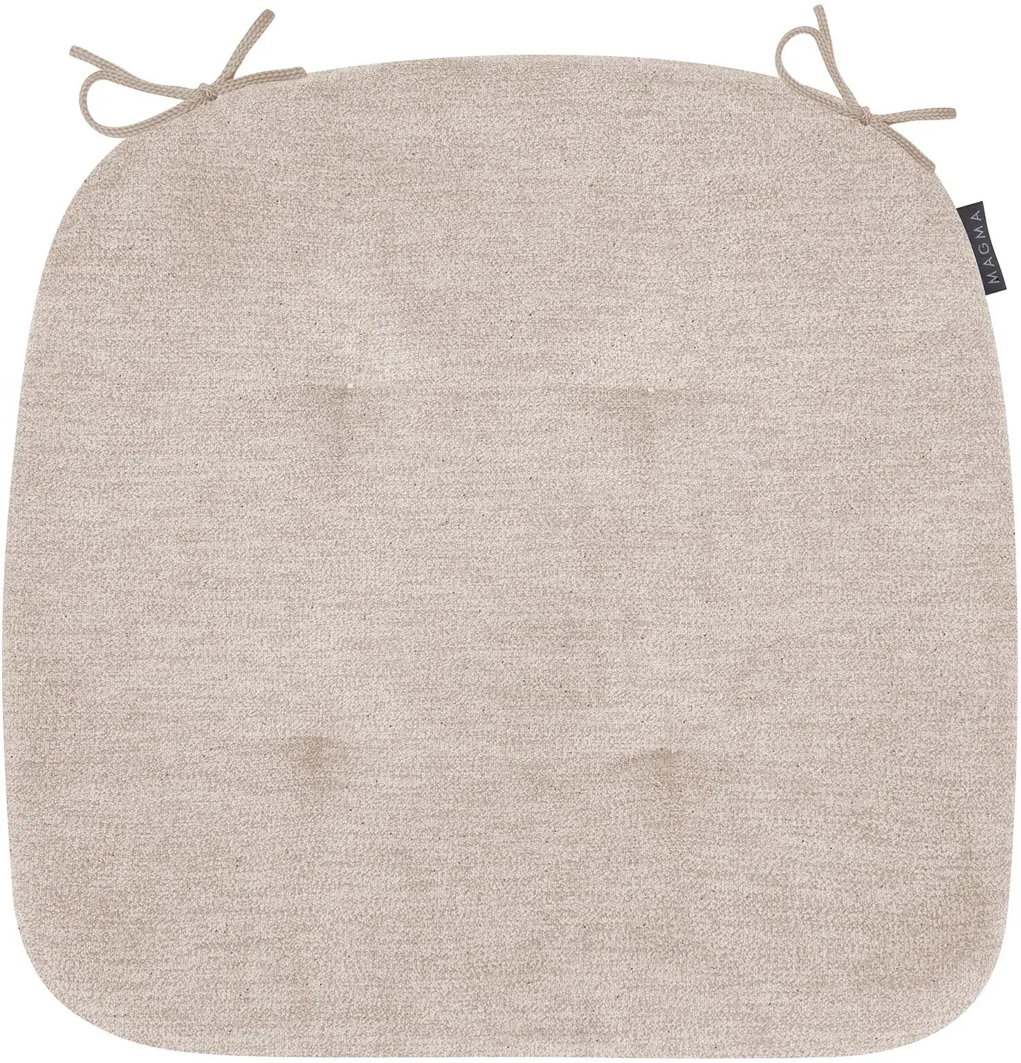 Magma Stuhlkissen Alfa 41x41x3,5 cm | beige - beige
