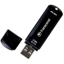Transcend USB-Stick 64GB USB 3 USB-Stick schwarz