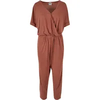 URBAN CLASSICS Damen TB2599-Ladies Modal Jumpsuit T-Shirt, Terracotta, 4XL