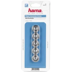 Hama Tripod Conversion Screws - Schraubadapter für Stativ-Kamera-Montage (1/4 Zo...