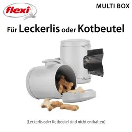 flexi Multi Box Leckerlitasche 70 g Grau