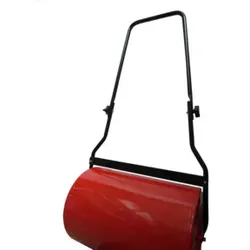 FLORA Rasenwalze 60 laus Metall rot/schwarz50 cm Breite / 40 cm