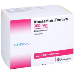 Irbesartan Zentiva 300 mg Filmtabletten 98 St