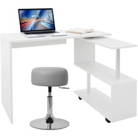 Schreibtisch drehbar Eckschreibtisch PC Bürotisch Computertisch L-Form PC-Tisch