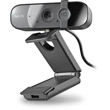 ngs XPRESSCAM 1080HD (2 Mpx), Webcam, Schwarz