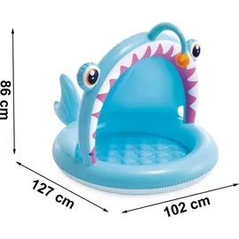 Intex Angler Fish Baby-Pool 127 x 102 x 86 cm (58400)
