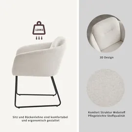 INOSIGN Esszimmerstuhl Sphere Polyester beige 2er Set