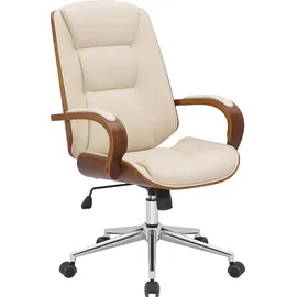 CLP Yankton Kunstleder Walnuss/Creme
