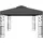 vidaXL Pavillon Doppeldach 3 x 4 m anthrazit