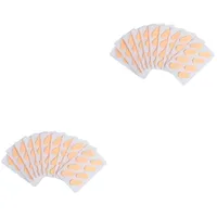 GLEAVI 80paare Anti-skid Brillen Nasenpads Schaum Rutschfestes Kissen Für Optimalen Selbstklebend Wassertröpfchenförmigem Hautfarbdesign Für Brillenreparatur Und