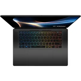MSI Stealth 16 AI+ B3WI-034 16'' Intel Core Ultra 9 386H 32 GB RAM 1 TB SSD NVIDIA GeForce RTX 5080 Windows 11 Home Schwarz