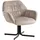 FineBuy Cocktailsessel FINEBUY Samt 64 x 74 x 68 cm Beige gepolstert