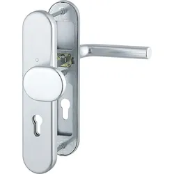 HOPPE® Schutz-Wechselgarnitur mit Langschild Bonn 86G/3331/3310/150, 8/72 mm, Aluminium