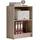 Die Möbelfundgrube LILLY Bücherregal 60 x 28 x 78 cm Sonoma Eiche