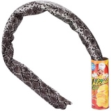 Yosoo Fdit Snake Trick Toy Kartoffelchip-Dose lustige Streiche Witz Sprung Out Spring Party für Scherzartikel Geburtstags Aprilscherz Spielzeug