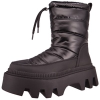 Buffalo Damen Elegante Stiefel Flora Puffer Vegan 1622359 Schwarz 42