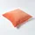 Homescapes Kissenbezug Samt 60 x 60 cm Orange