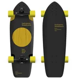 Hydroponic Square 30 ́ ́ Surfskate - Lunar Black / Yellow - 10 Zoll