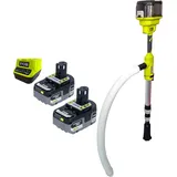 RYOBI RY18STPA-0 Akku Regenfasspumpe 18 v 3360 l/h - 2x Akku 5,0 Ah + Ladegerät