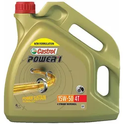 Castrol Power 1 4T 15W-50 Motorolie 4 Liter