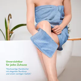 hammetex Handtuchset 15 x 22 cm blau 2 St.