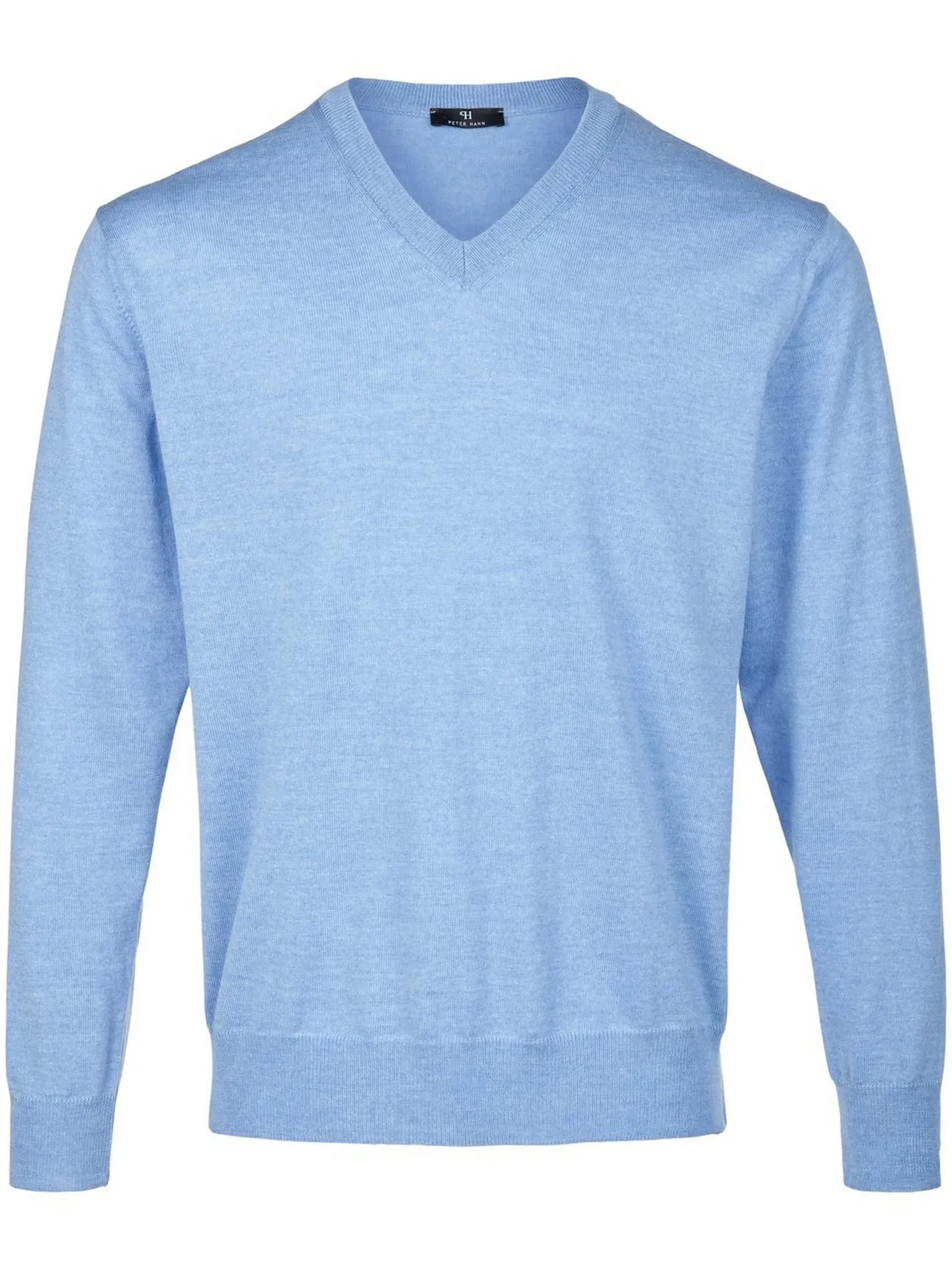 Le pull 100% laine vierge  Peter Hahn bleu