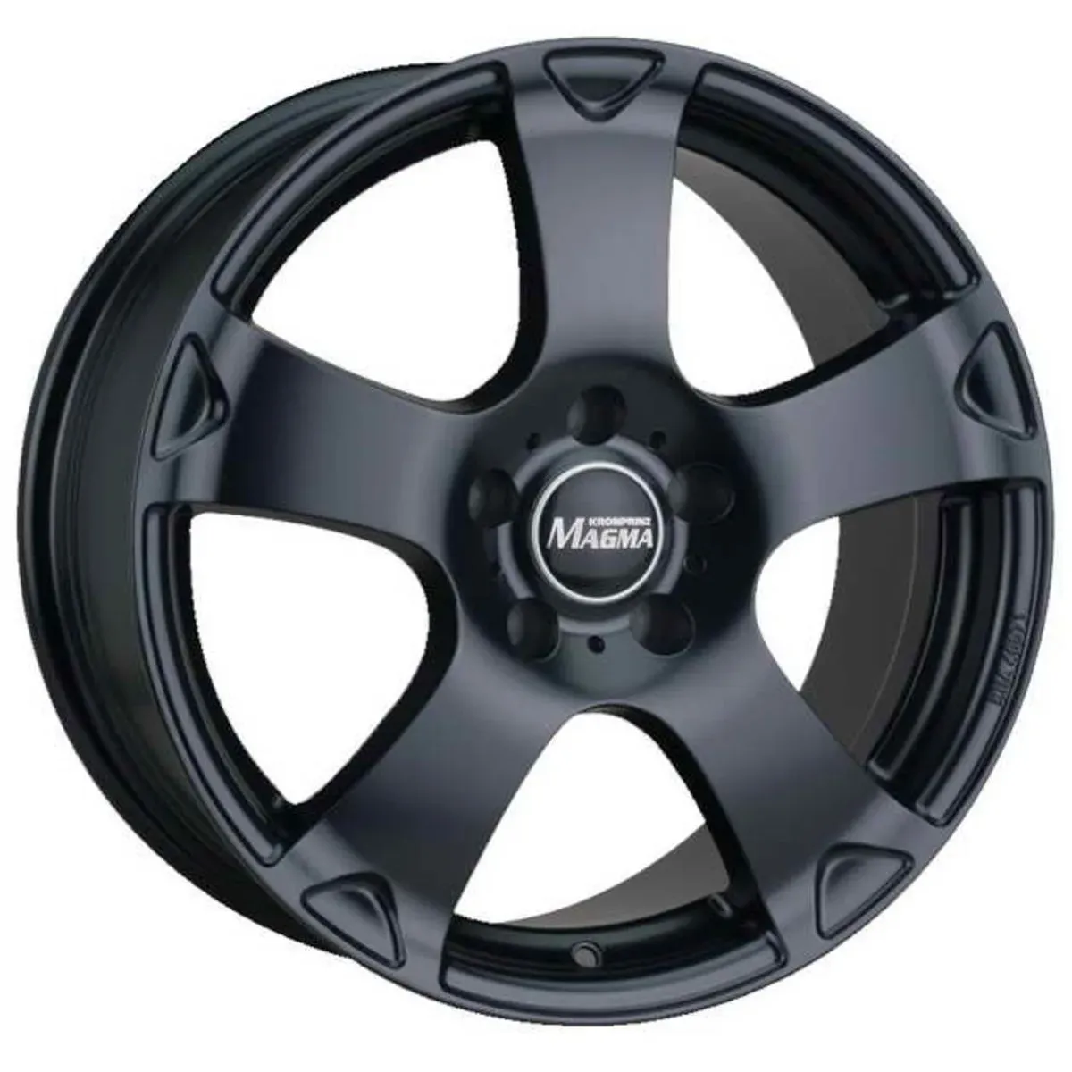 Cerchio in lega 16'' MAGMA Seismo 5x112 7J ET38, Farbe Schwarz Matt