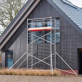 Altrex RS Tower 41 PLUS Aluminium ohne Safe-Quick® mit Holz-Plattform 4,20m AH breit 0,90x1,85m