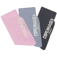 Copenhagen Studios Tennissocken Damen 1x anthrazit, 1x hell blau,