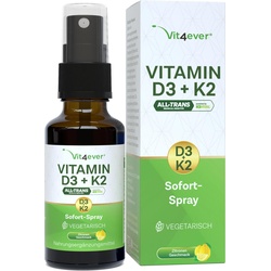 Vitamin D3 + K2 Sofort-Spray 50 ml – Zitronengeschmack