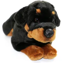Uni-Toys Rottweiler liegend 45 cm Braun/Schwarz