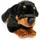 Uni-Toys Rottweiler liegend 45 cm Braun/Schwarz