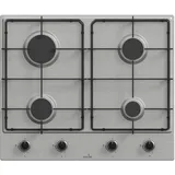 GASLINE Einbau Gasherd, 4 Brennern Sabaf-Brenner, Erdgas/Propangas, Elektrische 1-Handzündung, Thermoelektrische Zündsicherung Propan/Erdgas