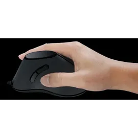 Logilink Ergonomische Vertikale Maus schwarz (ID0158)
