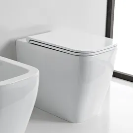 Scarabeo Teorema 2.0 Stand-WC mit WC-Sitz Weiß