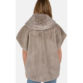 White Label Poncho-Weste in grau | Gr.: 36