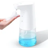 Seifenspender Automatischer Schaumseifenspender Elektrischer mit Sensor: LAOPAO Soap Dispenser Set IPX5 Wasserdicht USB-C Aufladung mit Sensor Infrarot Bewegungssensor für Küche & Bad Weiß