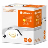 LEDVANCE RECESS DOWNLIGHT TWISTLOCK GU10 LED-Bad-Einbauleuchte GU10 4.5W IP20 weiß