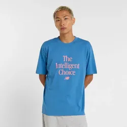NEW BALANCE Herren Shirt Intelligent Choice, SEA STONE (MT51915SET), L