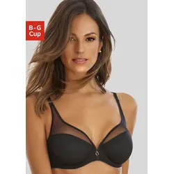 LASCANA Bügel-BH, mit dezent transparentem Look LASCANA schwarz 75