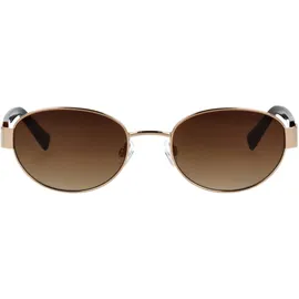Brendel Eyewear Sonnenbrille BRENDEL EYEWEAR "Modell 905066", Damen, gold, metallic, Sonnenbrillen Sonnenbrille, Form Oval, Logoschriftzug auf Bügel, Metallfassung