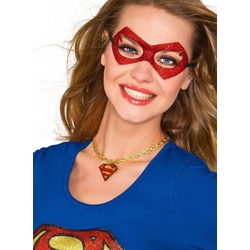 Rubie ́s Kostüm Supergirl Halskette, Superheldin Schmuckstück aus dem Hause DC Comics