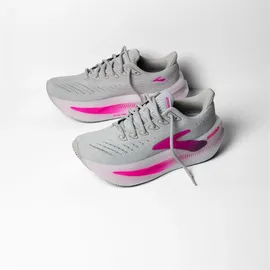 Brooks Glycerin Max 2 Damen Oyster/Argyle/Cyber Pink 37,5