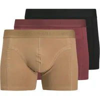 JACK & JONES 3er-Pack TRUNKS in Tibetan Red |