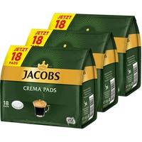 Jacobs Kaffeepads Crema Pads, Klassisch, Samtiger & Weicher Geschmack, Kaffee, 48 Pads