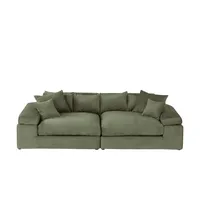 smart Big Sofa  Lianea , grün , Maße (cm): B: 260 H: 86 T: 133.0