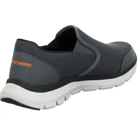 SKECHERS Slipper Slipper Kunstleder/Mesh - Grau Gr.: 42