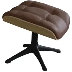Fußhocker FLEXLUX "Skagen, Beinstütze, Entspannung, Premium-Komfort, Scandi design", braun (old chestnut braun geölte eiche), B:44cm H:39cm T:35cm, 100% Echteder, Hocker, Hohes Komfort, Entspannungsmöbel, Gemütlichkeit